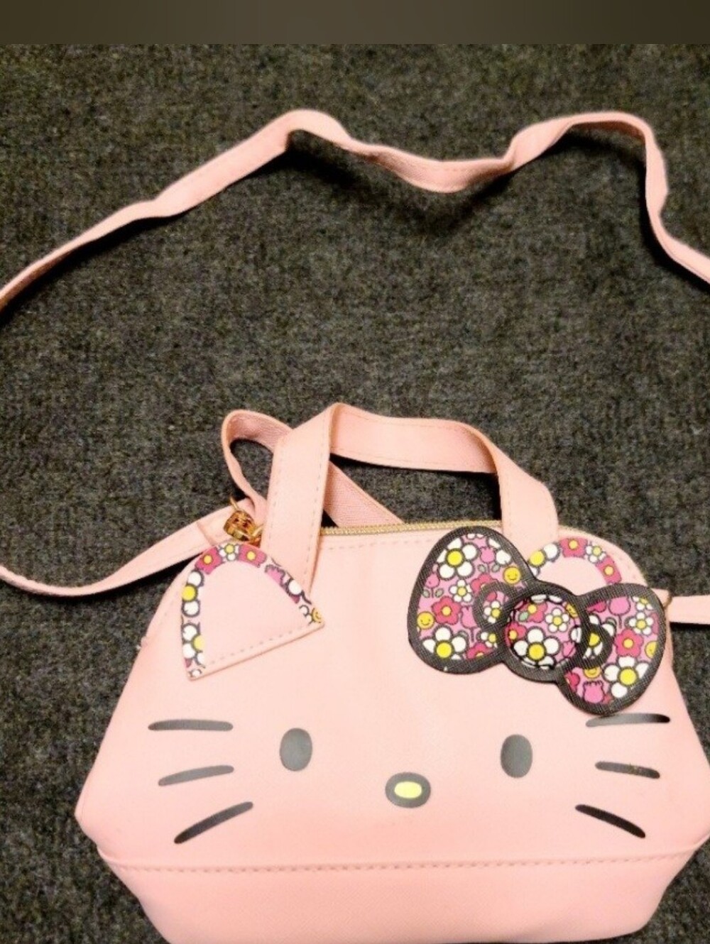 Hello Kitty Pink Crossbody Bag Purse